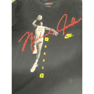 Jordan Nike Michael Jordan Black Graphic T-Shirt XL